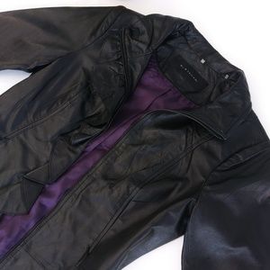 *SOLD!* Elie Tahari 100% Lambskin Moto Jacket